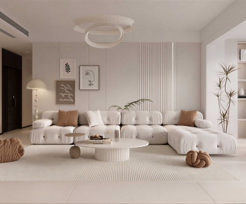 Modern A Living Room-ID:463574895