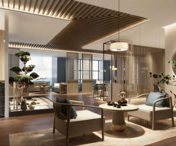New Chinese Style Office Rest Area-ID:408207895