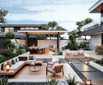 Modern Courtyard/landscape-ID:950186017