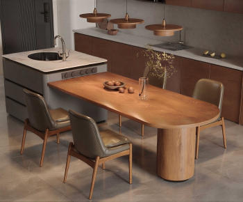 Modern Dining Table And Chairs-ID:613900907