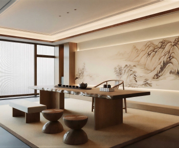 New Chinese Style Tea House-ID:718209983