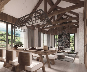 Wabi-sabi Style A Living Room-ID:531754028