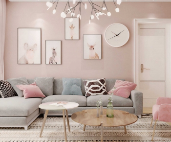 Modern A Living Room-ID:133452897