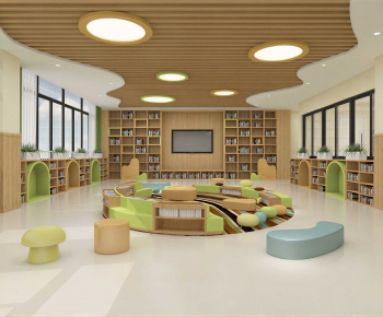 Modern Children's Reading Room-ID:930313114