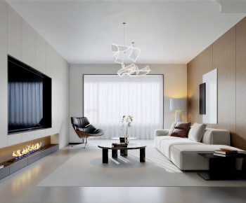 Modern A Living Room-ID:897243981
