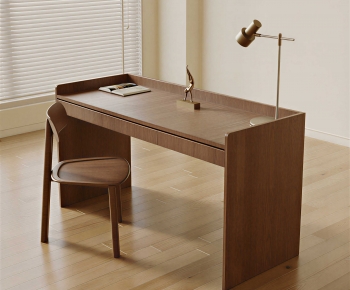 Modern Computer Desk And Chair-ID:138986116