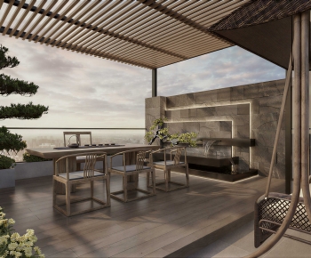 New Chinese Style Terrace-ID:983947991