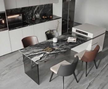 Modern Dining Table And Chairs-ID:420773031