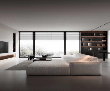 Modern A Living Room-ID:989554886