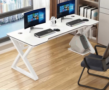 Modern Computer Desk And Chair-ID:465761904