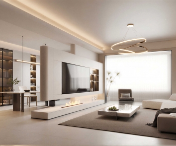Modern A Living Room-ID:146576885