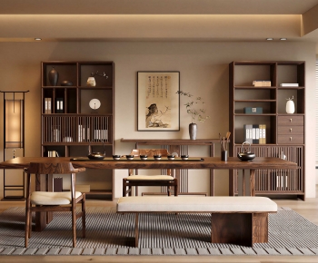 New Chinese Style Tea House-ID:985560442