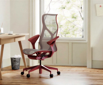 Modern Office Desk And Chair-ID:958431967