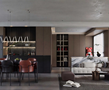 Modern A Living Room-ID:893821957