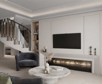 Modern A Living Room-ID:280493023