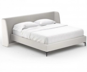 Modern Double Bed-ID:689347987