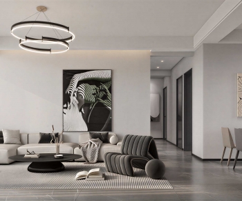 Modern A Living Room-ID:612591032