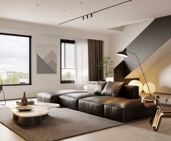 Modern A Living Room-ID:994445098