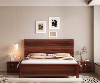 Wabi-sabi Style Bedroom-ID:242098091