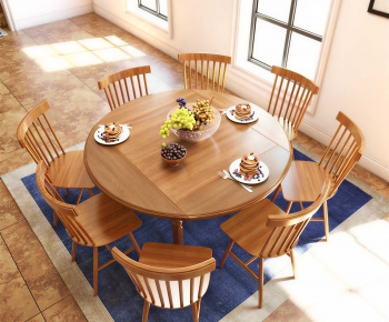 Modern Dining Table And Chairs-ID:473608973