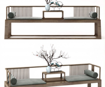 New Chinese Style Arhat Bed-ID:182468895