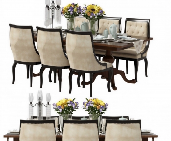 Modern Dining Table And Chairs-ID:576469996