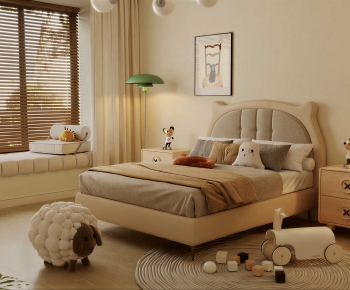 Modern Child's Bed-ID:515366081