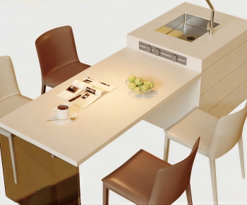 Modern Dining Table And Chairs-ID:154650939