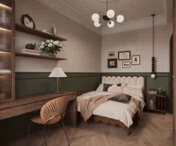 Retro Style Bedroom-ID:553477055
