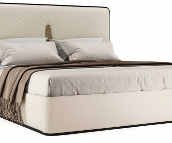 Modern Double Bed-ID:678123959