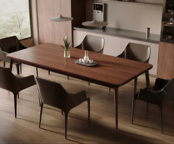 Modern Dining Table And Chairs-ID:612076043
