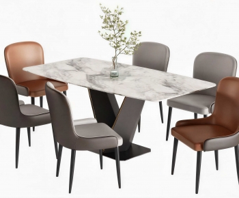 Modern Dining Table And Chairs-ID:540766952