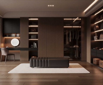 Modern Clothes Storage Area-ID:719440065