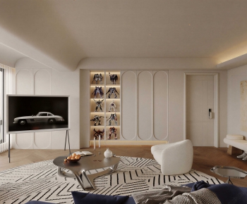 Modern A Living Room-ID:820768124