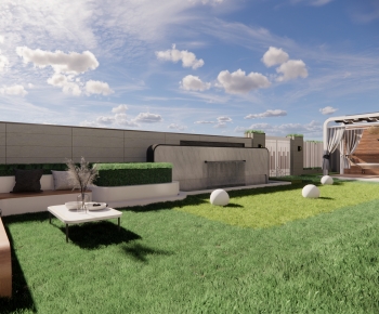 Modern Courtyard/landscape-ID:773936993