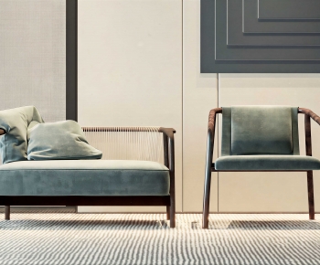 New Chinese Style A Sofa For Two-ID:588176013
