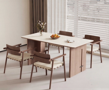 Modern Dining Table And Chairs-ID:910490993
