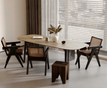 Modern Dining Table And Chairs-ID:837395915