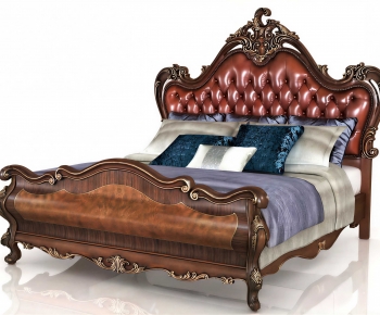 European Style Double Bed-ID:689762123