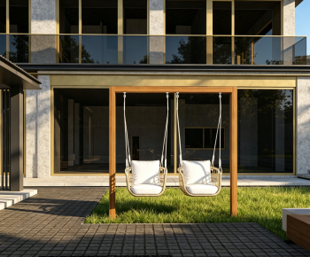 New Chinese Style Hanging Chair-ID:189230921