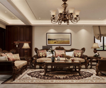 European Style A Living Room-ID:147640755