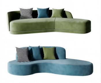 Modern Curved Sofa-ID:107560294
