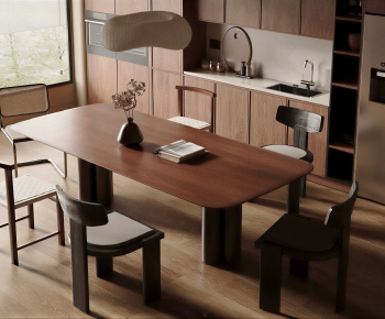 Modern Dining Table And Chairs-ID:643240938