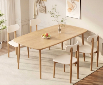 Modern Dining Table And Chairs-ID:887339126