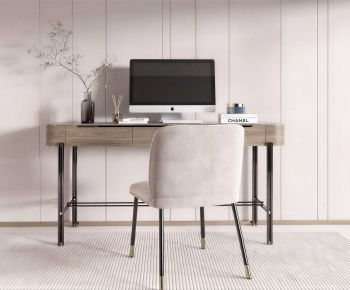 Modern Computer Desk And Chair-ID:255439322