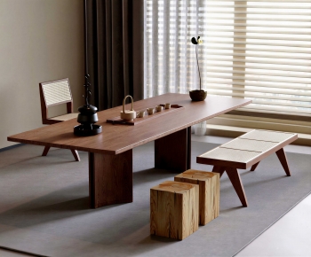 New Chinese Style Tea Tables And Chairs-ID:975399974