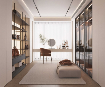 Modern Clothes Storage Area-ID:810705902