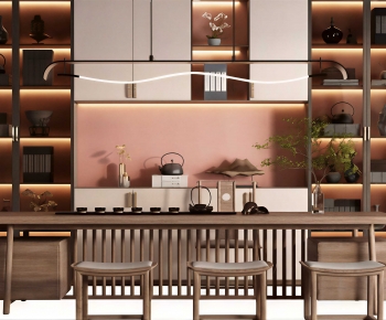 New Chinese Style Tea House-ID:590479423