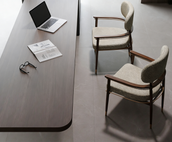 Modern Computer Desk And Chair-ID:772093068