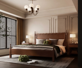 French Style Bedroom-ID:241890914
